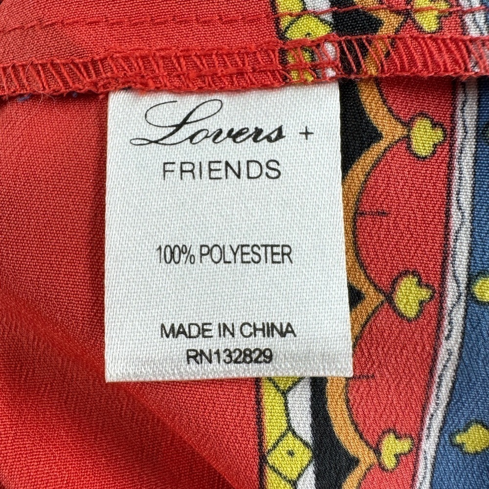 Lovers + Friends Kitty Cat Maxi Dress XS Pockets Tribal Boho Indie Festival - Picture 10 of 14